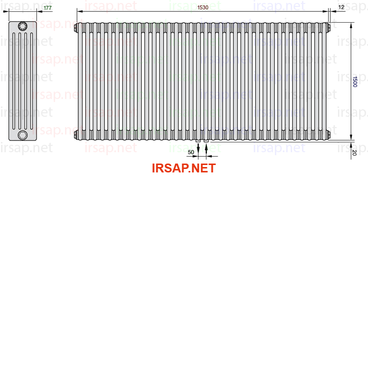 Радиатор IRSAP Tesi 51500/34 T50 CL 01